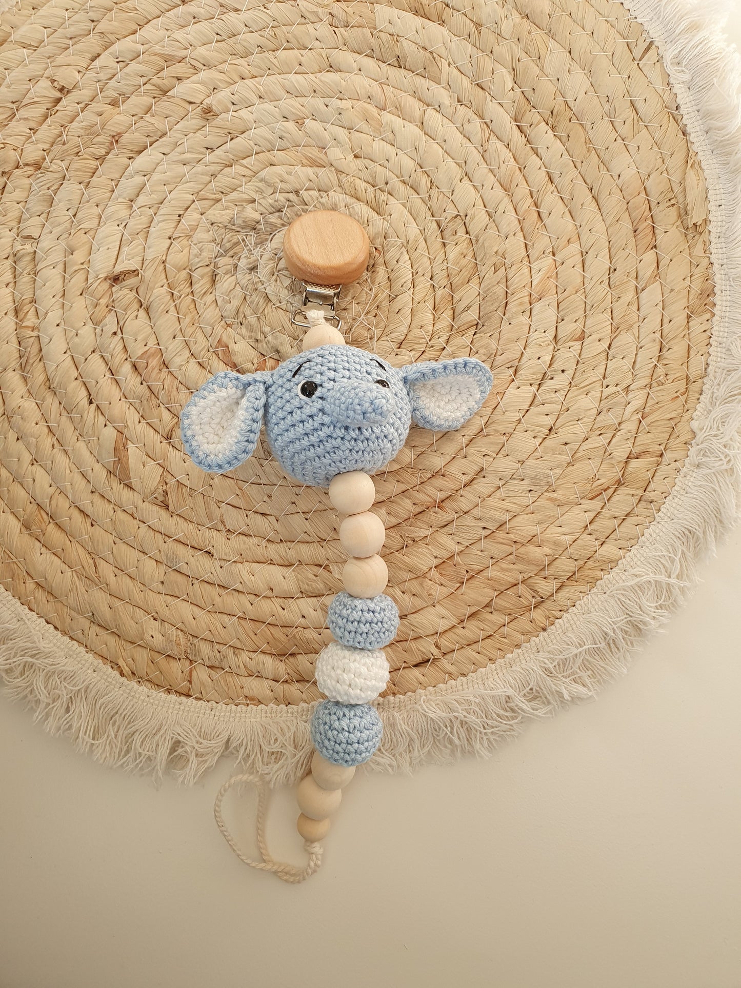 Schnullerkette Elephant