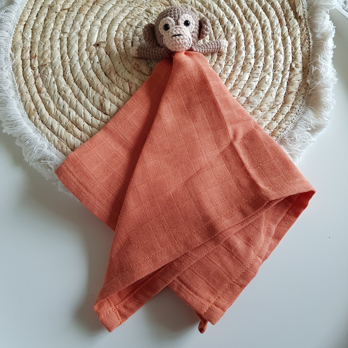 Kuscheltuch U aa orange