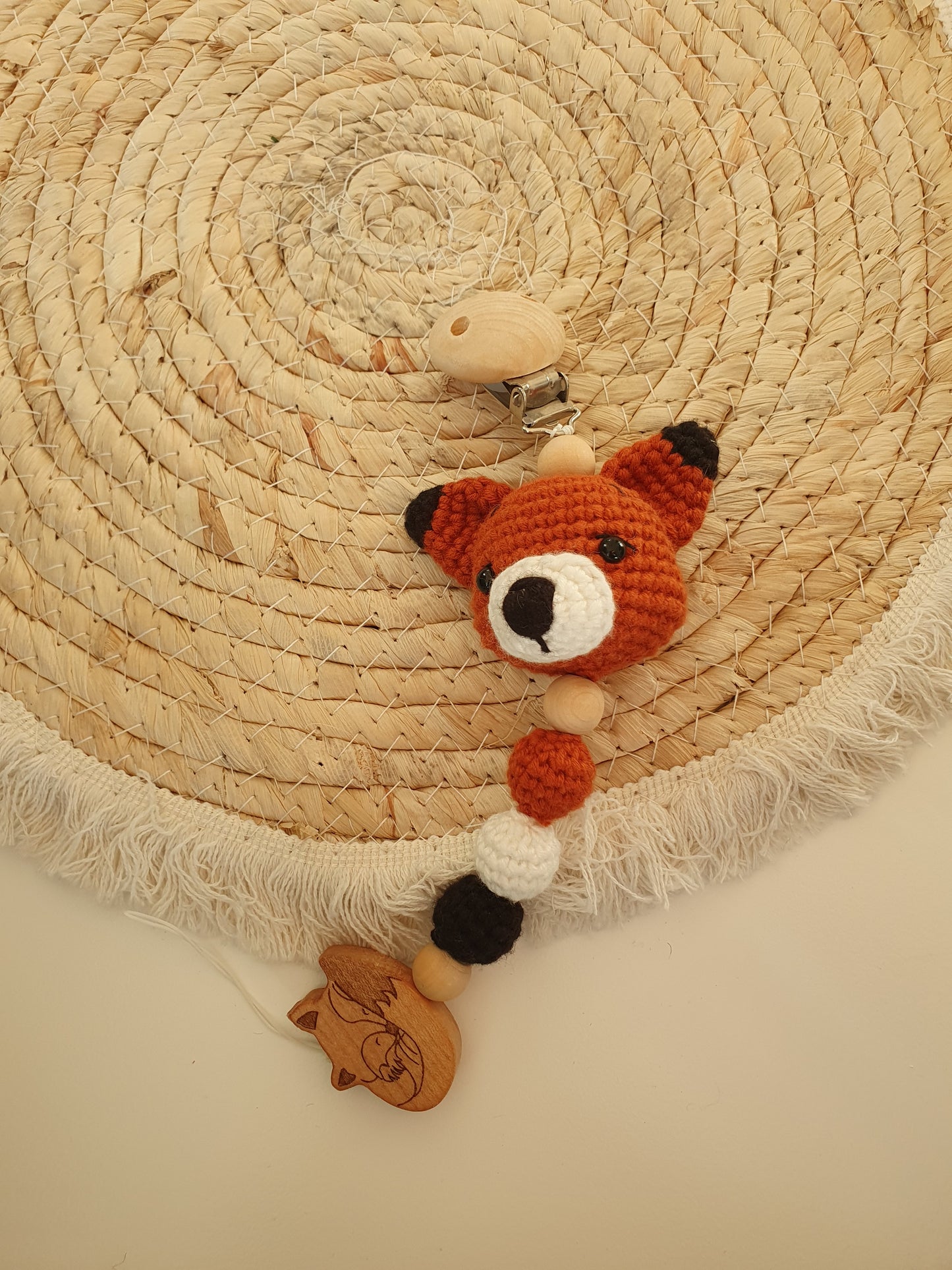 Schnullerkette Foxy groß