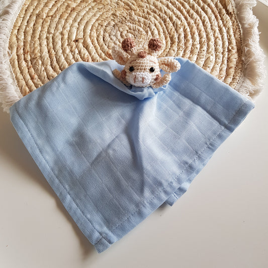 Kuscheltuch Raffi blau
