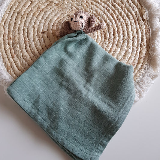 Kuscheltuch U aa grün