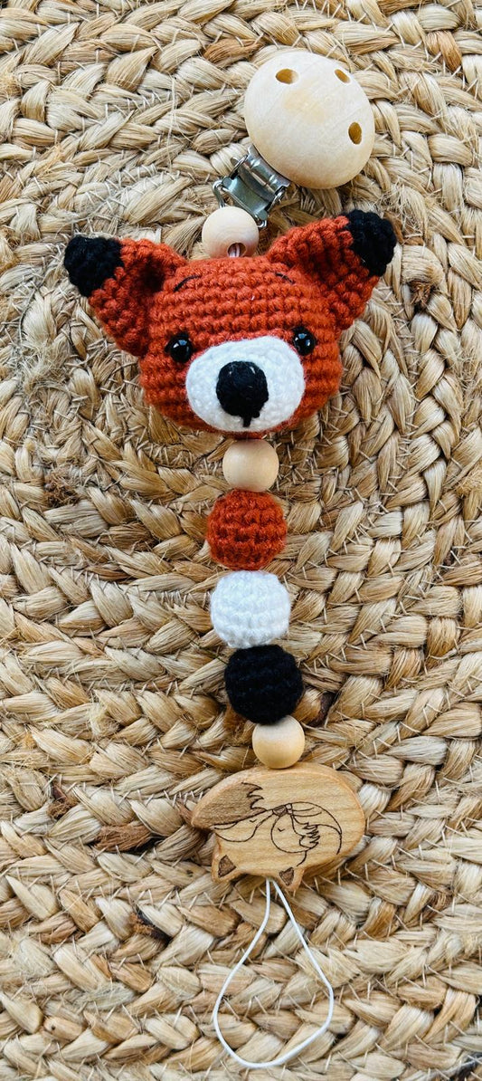 Schnullerkette Foxy groß