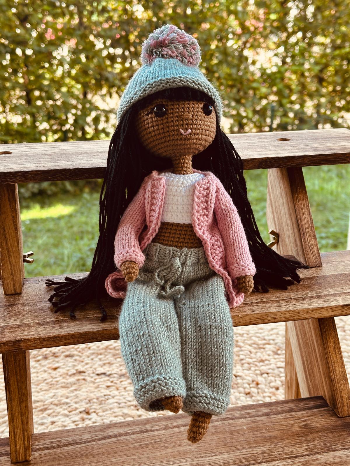 Puppe - Clara inkl. Rucksack