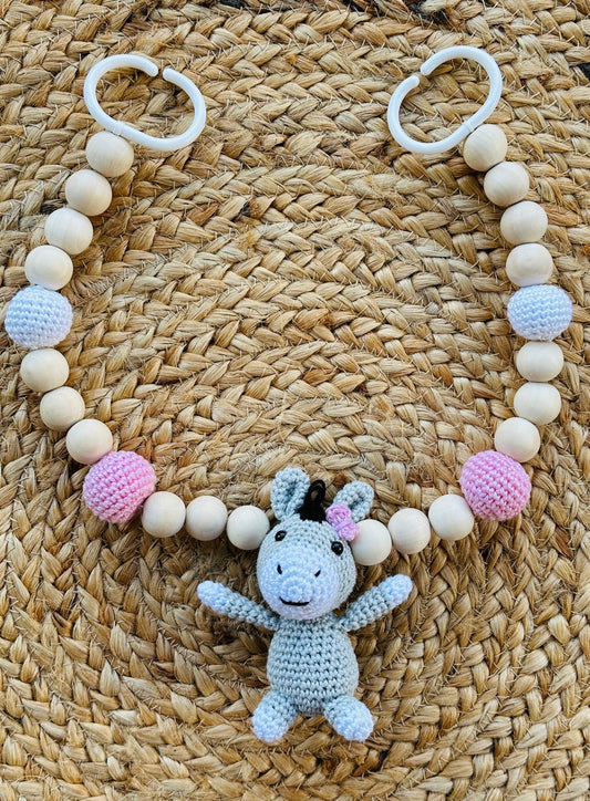 Kinderwagenkette Esel girl